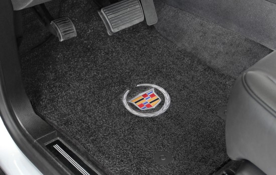 Custom cadillac deals floor mats